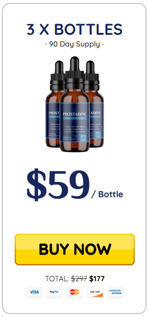 Prostadine 3 Bottles Pricing