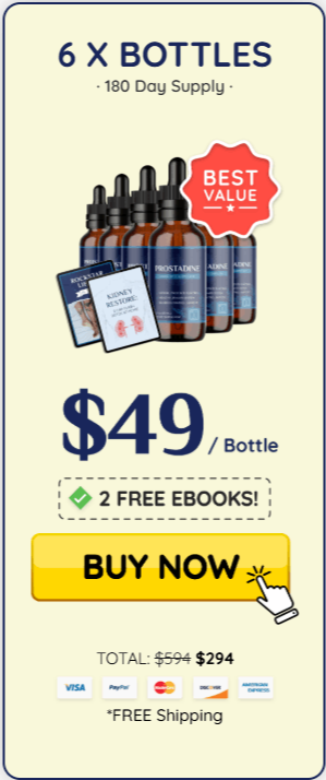 Prostadine 6 Bottles pricing
